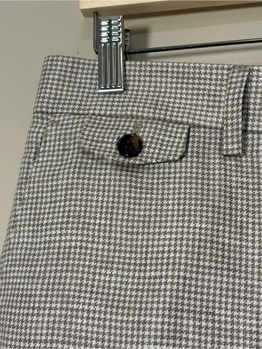 Banana Republic | New Houndstooth Tailored Slim Fit trousers Men’s size 33 x 30